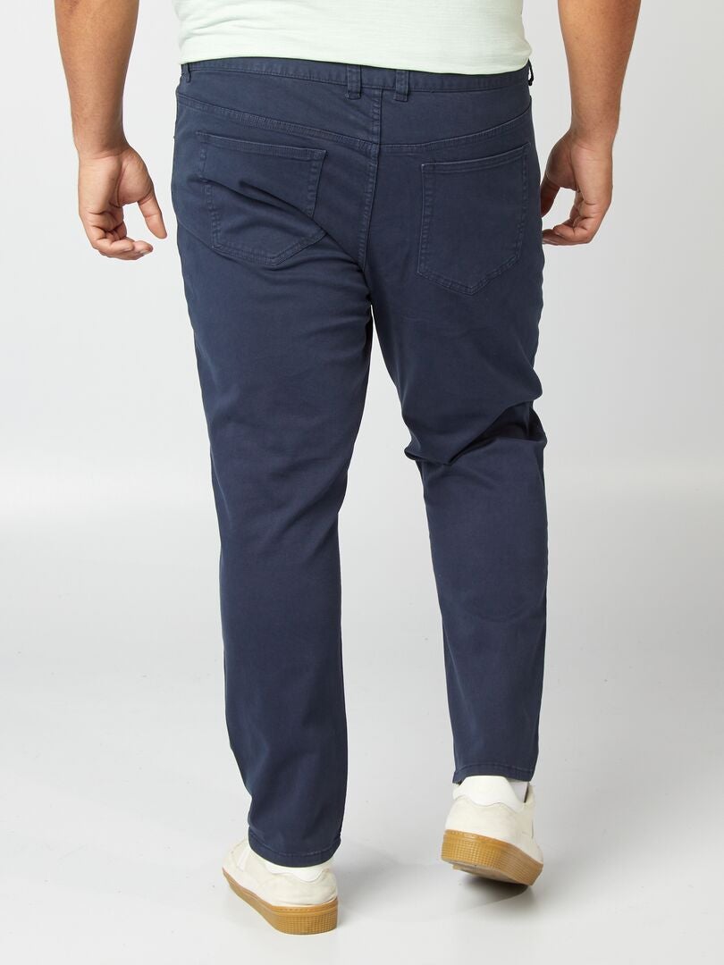 Pantalon Slim L Bleu Marine Kiabi