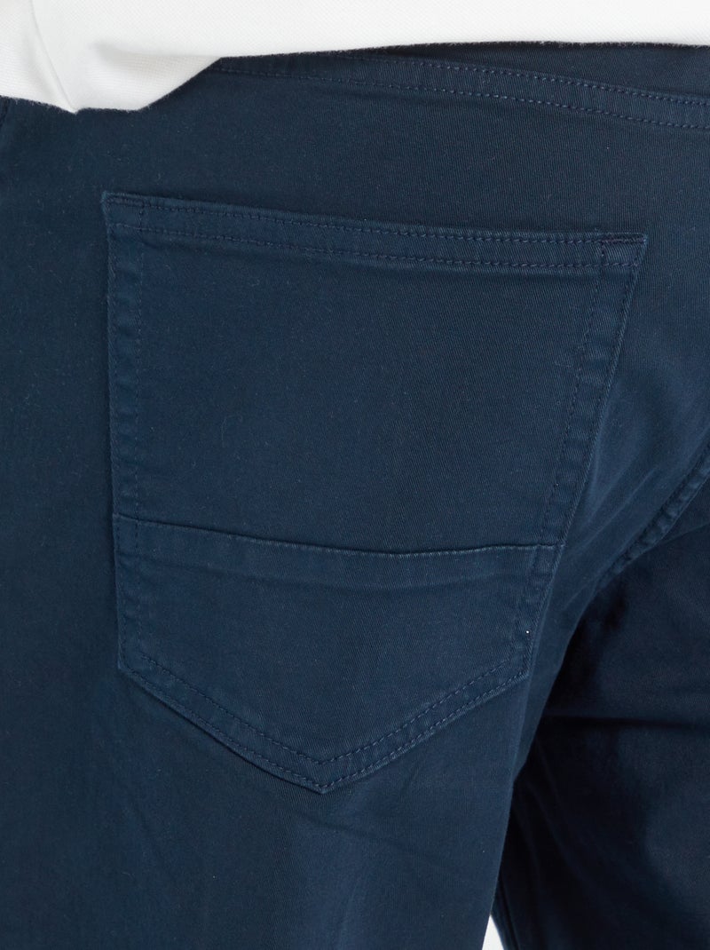Pantalon slim L36 +1m90 Bleu marine - Kiabi