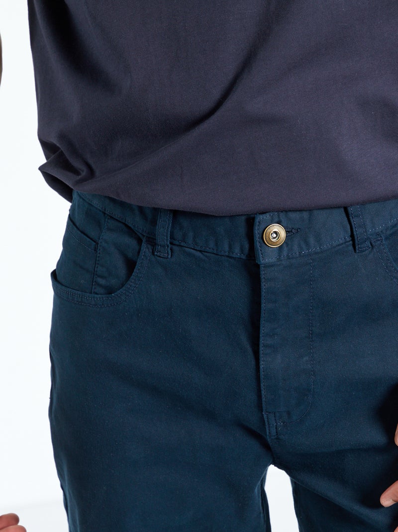 Pantalon slim L36 +1m90 Bleu marine - Kiabi