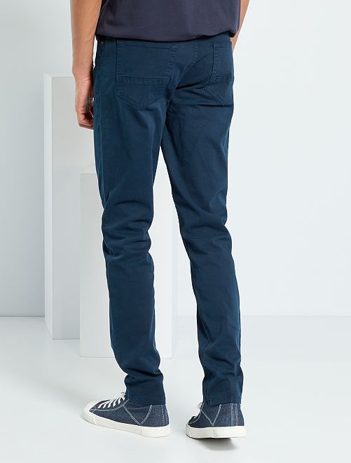 Pantalon toile homme discount kiabi