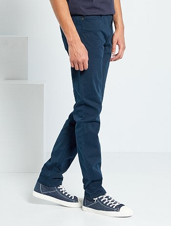 Lma Pantalons Slim Homme De Couleur Bleu 1701378-bleu00 - Modz