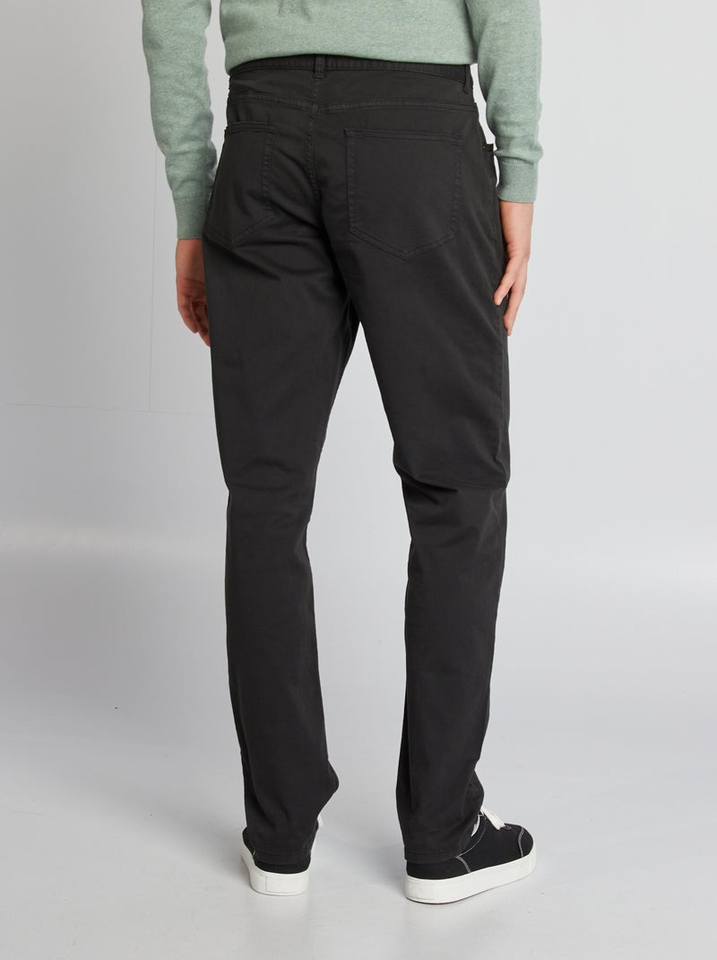 Pantalon slim L38 + de 2m noir - Kiabi