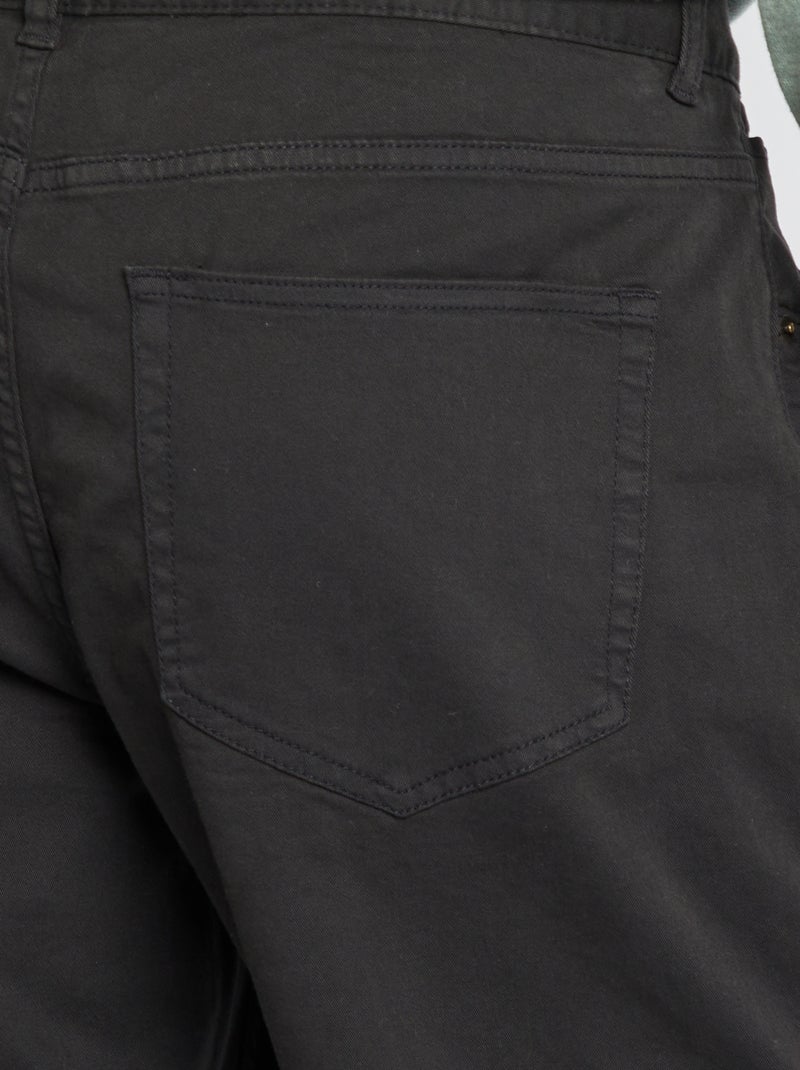 Pantalon slim L38 + de 2m noir - Kiabi