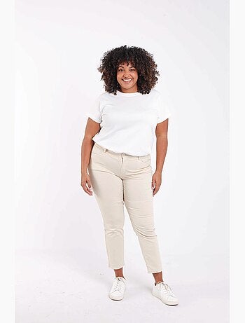 Pantalon slim Louise 7/8 PAPRIKA
