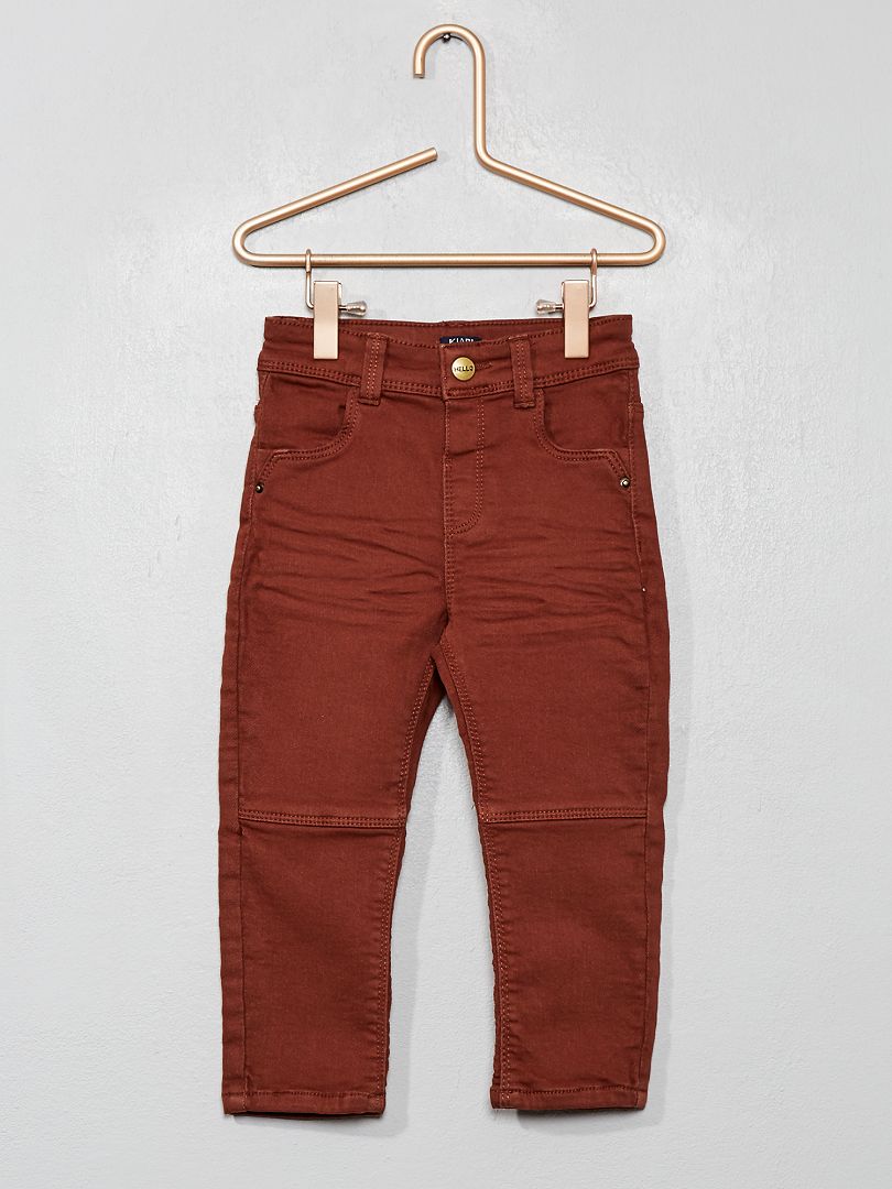 Pantalon Slim Marron Kiabi 12 00 pantalon-slim-marron-kiabi-12-00
