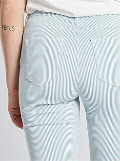 Pantalon slim multipoches - Kiabi