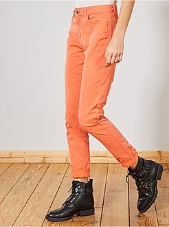 Pantalon slim multipoches - Kiabi