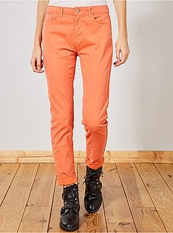 Pantalon slim multipoches - Kiabi