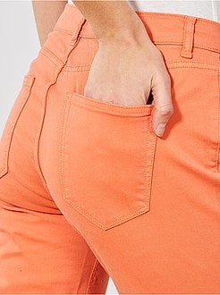 Pantalon slim multipoches - Kiabi