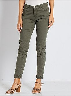 Pantalon slim multipoches - Kiabi