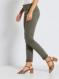 Pantalon slim multipoches - Kiabi