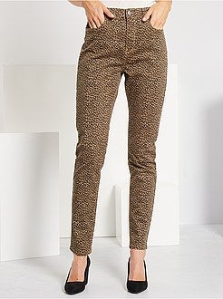 Pantalon slim multipoches - Kiabi