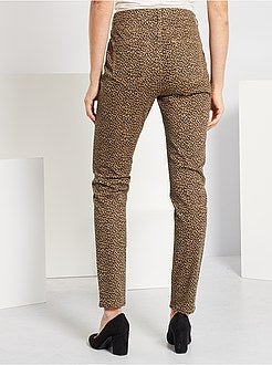 Pantalon slim multipoches - Kiabi