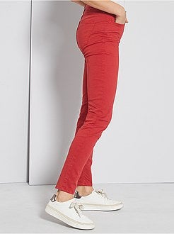 Pantalon slim multipoches - Kiabi