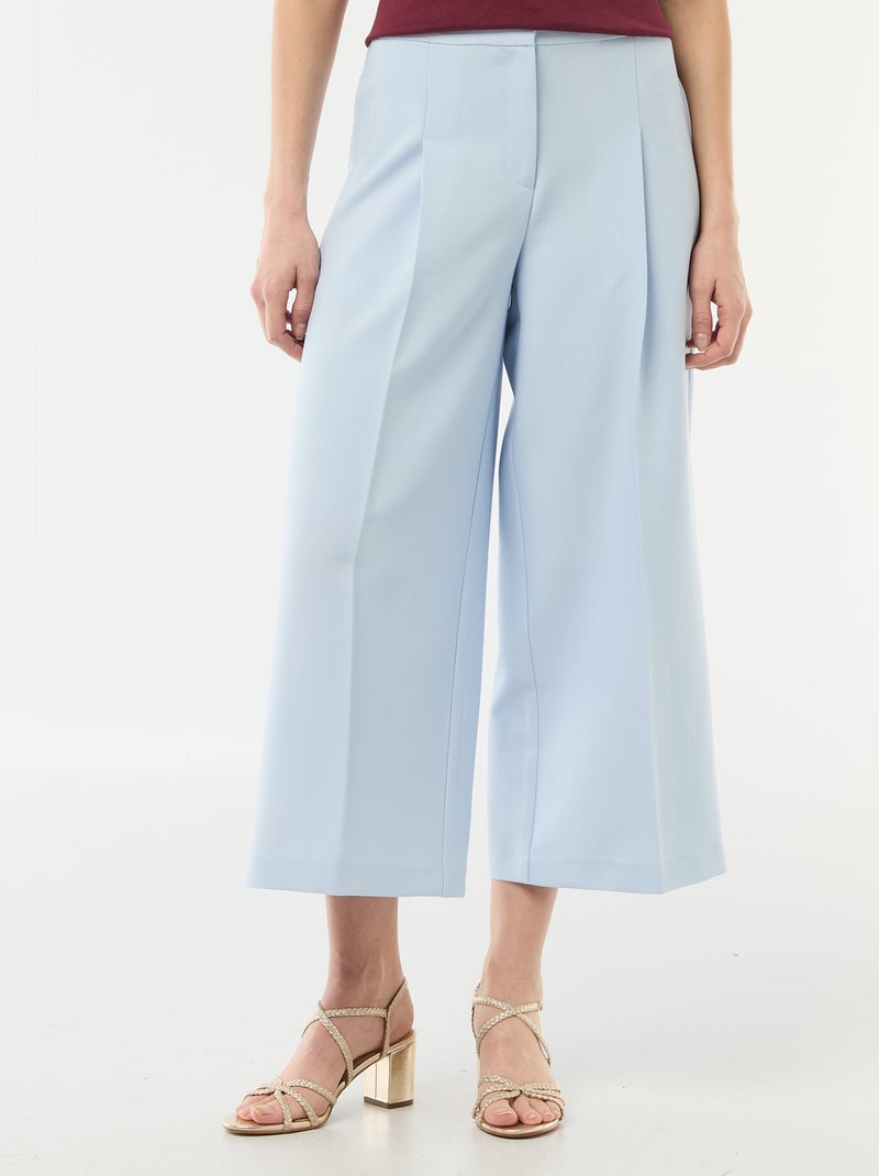 Pantalon slim pour femme à taille standard Bleu - Kiabi
