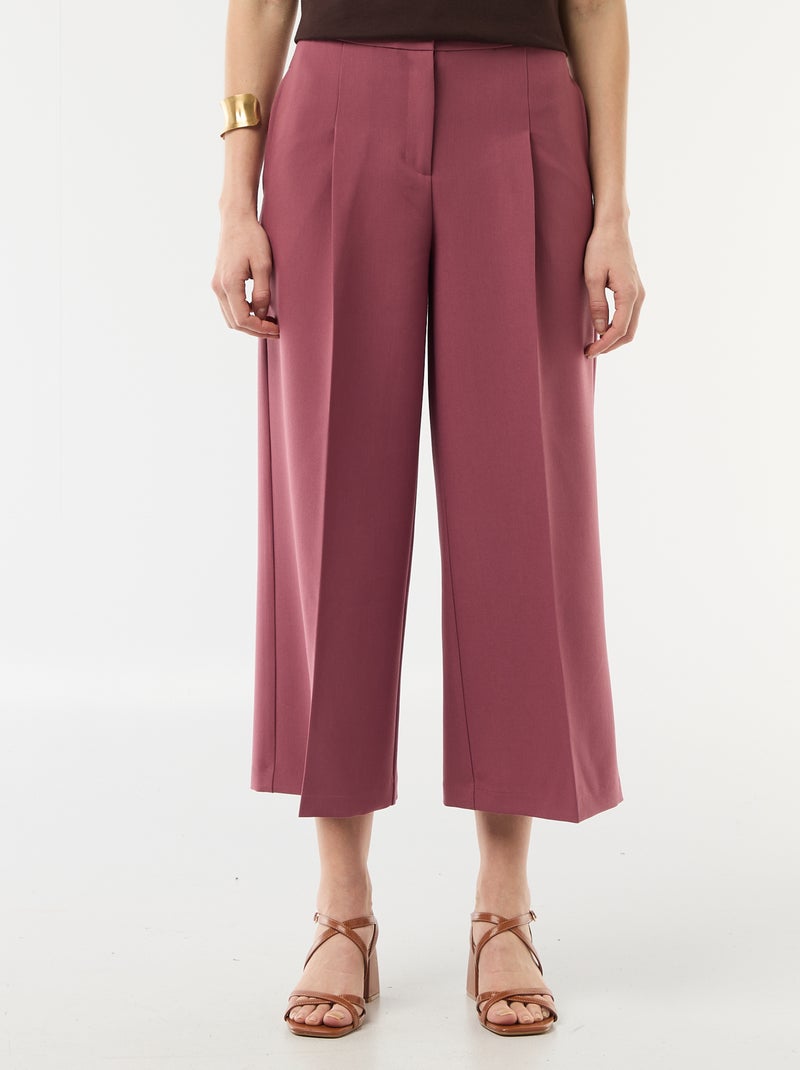 Pantalon slim pour femme à taille standard Rouge - Kiabi