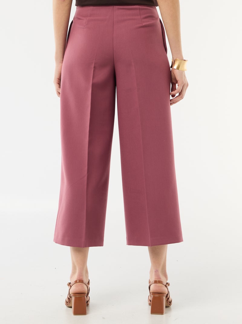 Pantalon slim pour femme à taille standard Rouge - Kiabi