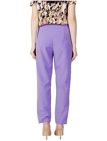 Pantalon slim sigaretta en polyester recyclé Only