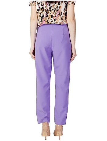 Pantalon slim sigaretta en polyester recyclé Only