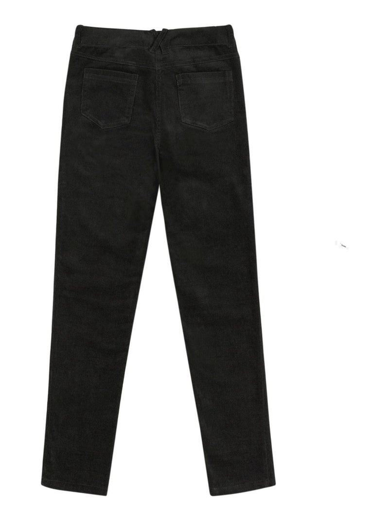 Pantalon Slim   Velours  Stretch  MORGAN - La Faute à Voltaire Gris Noir Noir - Kiabi