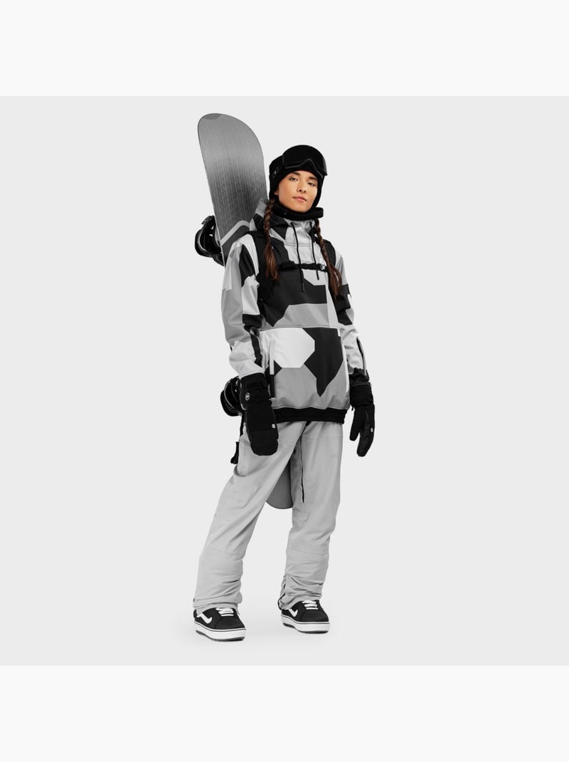 Pantalon snowboard femme sports d'hiver femme p1 kailash-w Blanc Gris - Kiabi