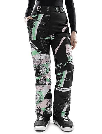 Pantalon snowboard femme sports d'hiver femme p1-w groove