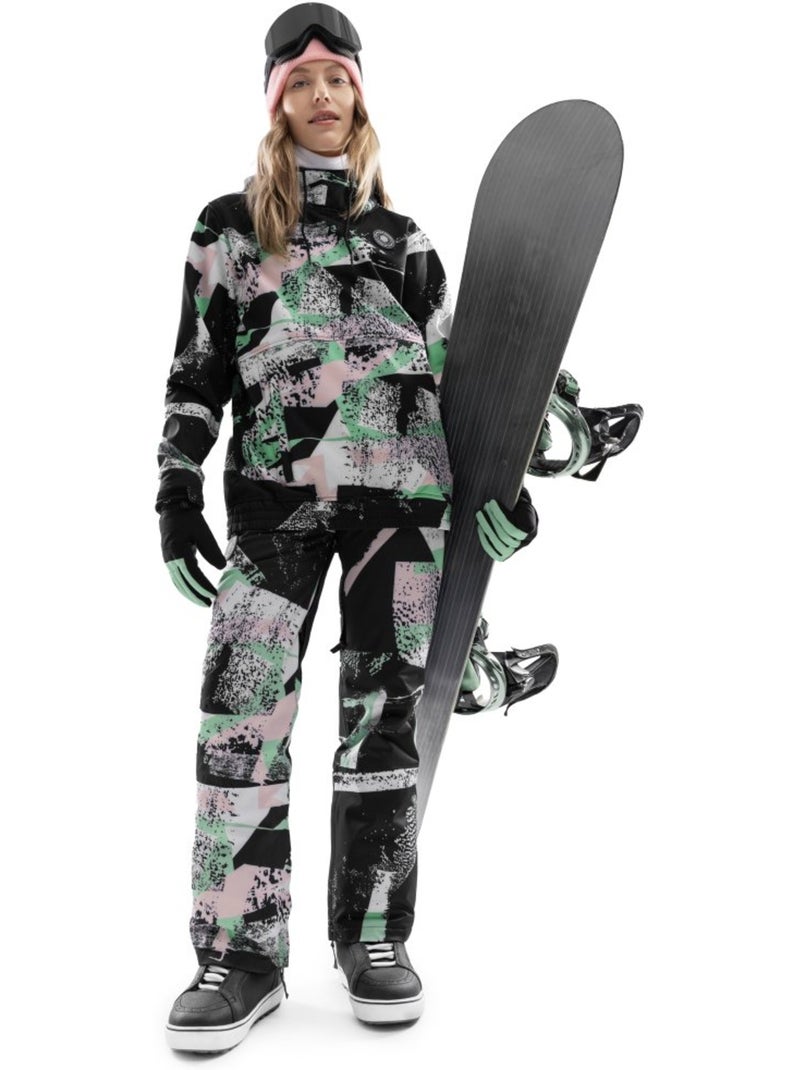 Pantalon snowboard femme sports d'hiver femme p1-w groove Multicolore - Kiabi