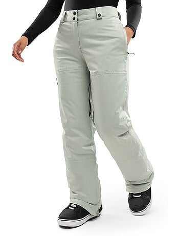 Pantalon snowboard femme sports d'hiver femme p1-w kogen