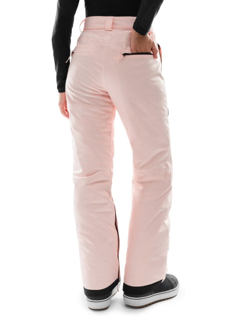 Pantalon snowboard femme sports d'hiver femme p1-w pilat Rose - Kiabi