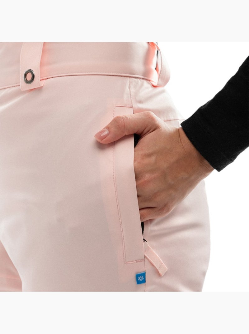 Pantalon snowboard femme sports d'hiver femme p1-w pilat Rose - Kiabi