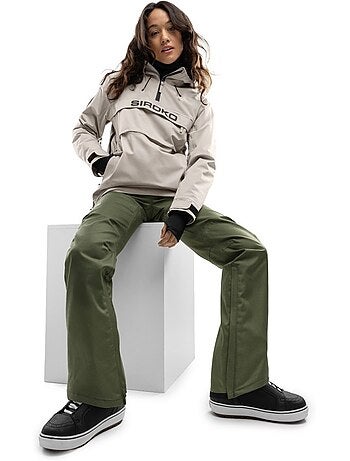 Pantalon snowboard hardshell femme sports d'hiver femme p2-w taiga