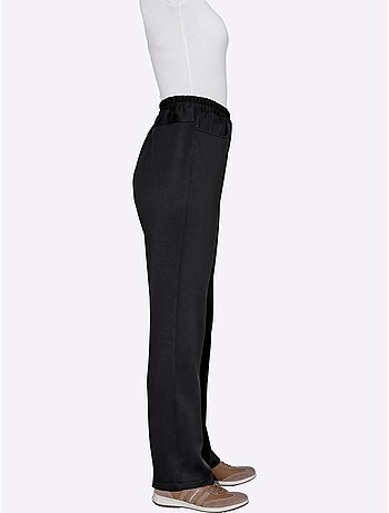 Pantalon softshell avec ceinture élastique et patte à glissière - taille courte - moda vilona