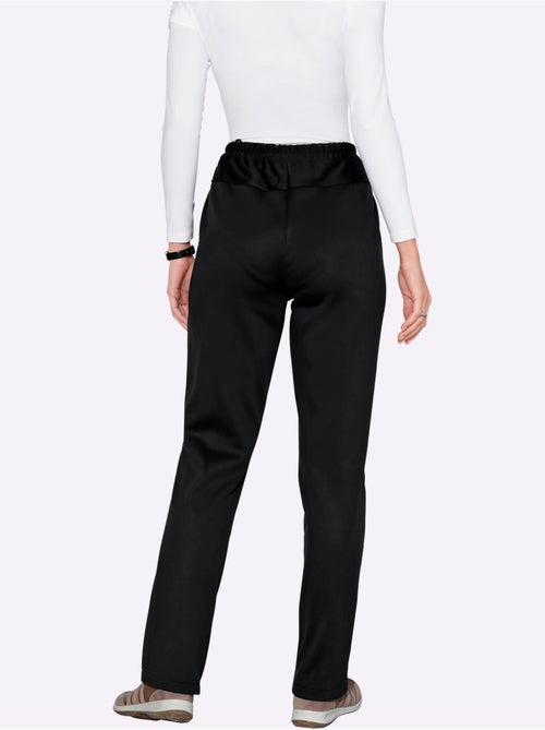 Pantalon softshell à ceinture élastique et empiècement galbant - taille courte - moda vilona - Kiabi Pantalon softshell à ceinture élastique et empiècement galbant - taille courte - moda vilona - Kiabi