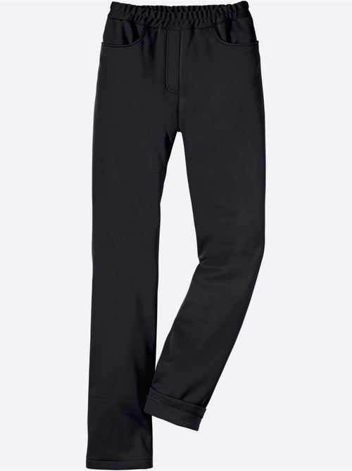 Pantalon softshell à ceinture élastique et empiècement galbant - taille courte - moda vilona - Kiabi Pantalon softshell à ceinture élastique et empiècement galbant - taille courte - moda vilona - Kiabi