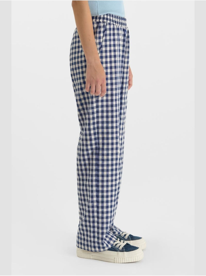 Pantalon SONJAGI droite 'Le Temps Des Cerises' Bleu - Kiabi