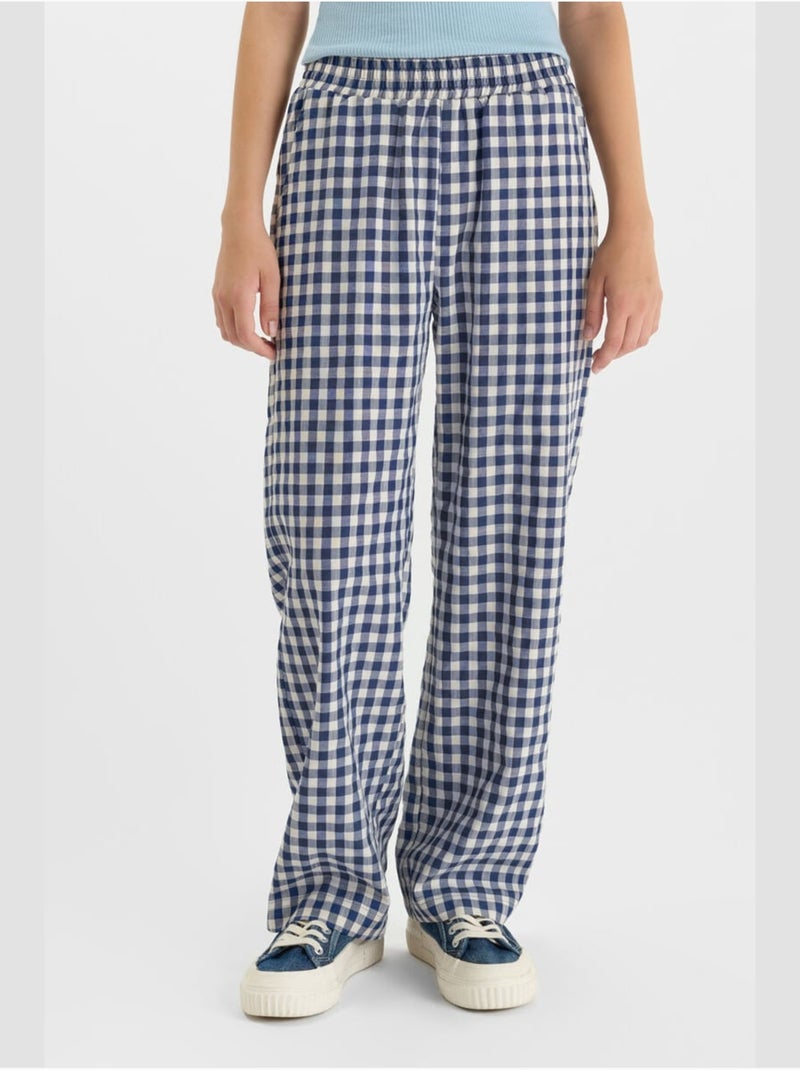 Pantalon SONJAGI droite 'Le Temps Des Cerises' Bleu - Kiabi