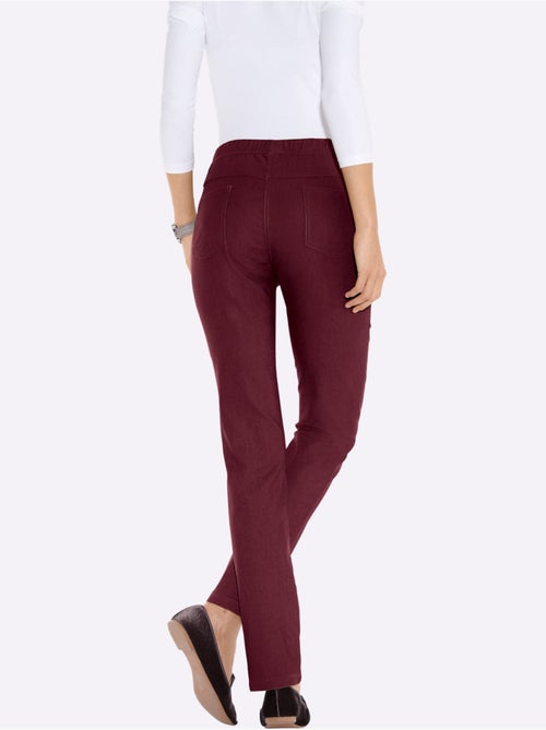 Pantalon souple avec ceinture élastique et poches pratiques - taille courte - moda vilona - Kiabi