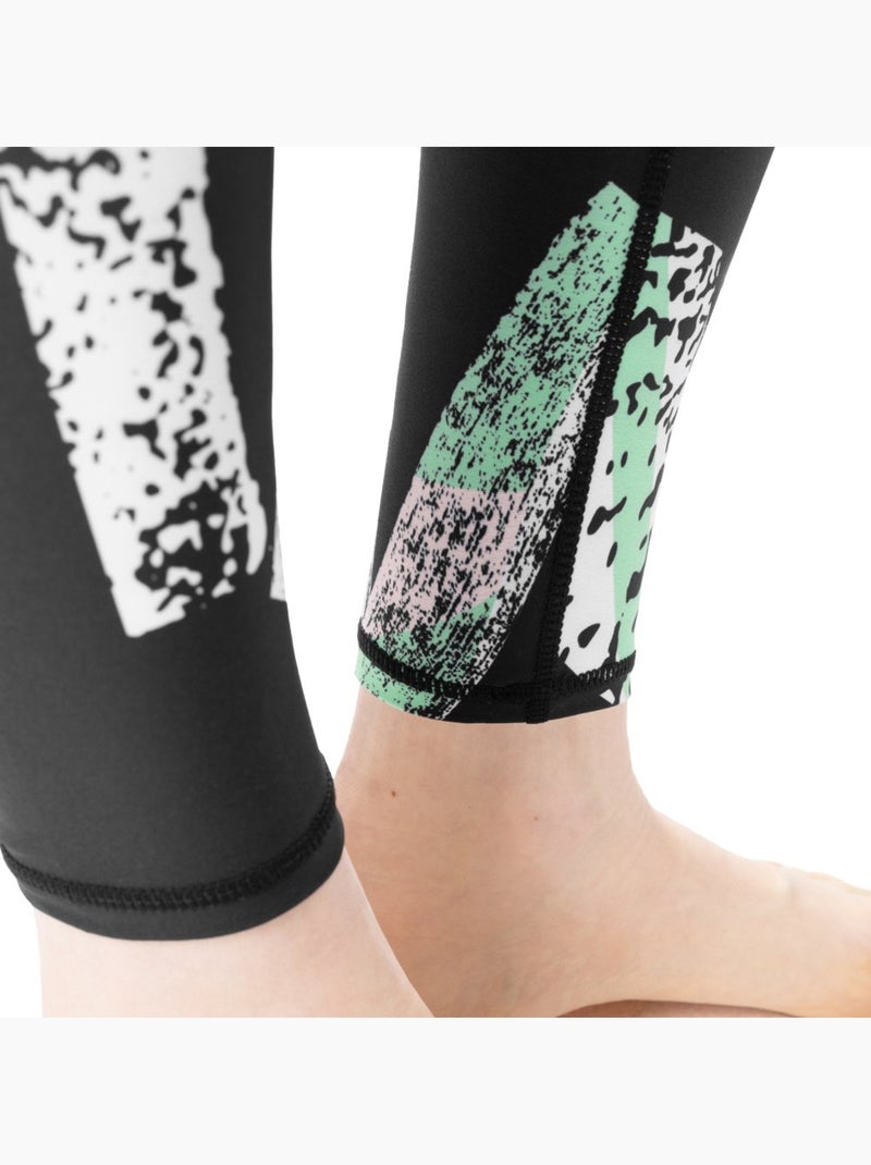Pantalon sous-vêtement thermique femme sports d'hiver femme abstract Multicolore - Kiabi