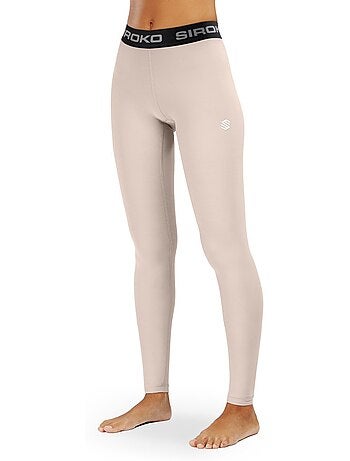 Pantalon sous-vêtement thermique femme sports d'hiver femme lotus