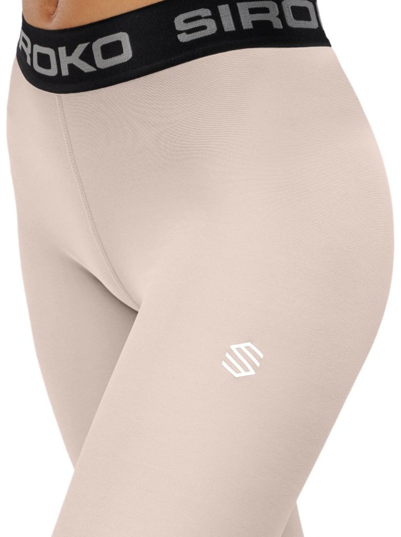 Pantalon sous-vêtement thermique femme sports d'hiver femme lotus Rose - Kiabi