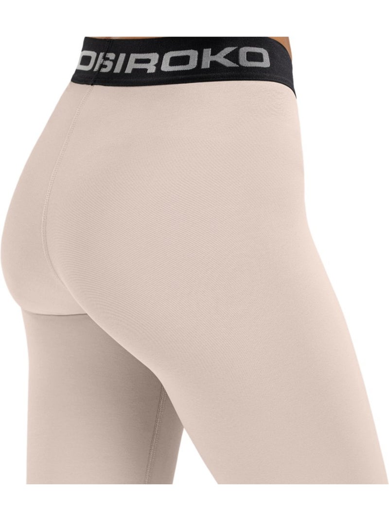 Pantalon sous-vêtement thermique femme sports d'hiver femme lotus Rose - Kiabi