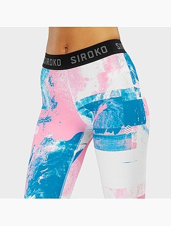 Pantalon sous-vêtement thermique femme sports d'hiver femme sakura