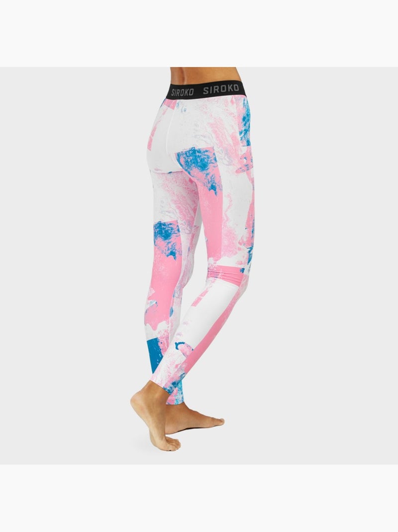 Pantalon sous-vêtement thermique femme sports d'hiver femme sakura Rose - Kiabi