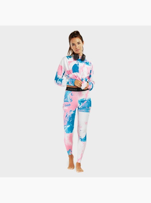 Pantalon sous-vêtement thermique femme sports d'hiver femme sakura - Kiabi
