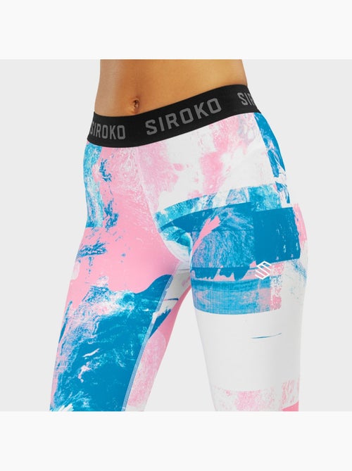 Pantalon sous-vêtement thermique femme sports d'hiver femme sakura - Kiabi