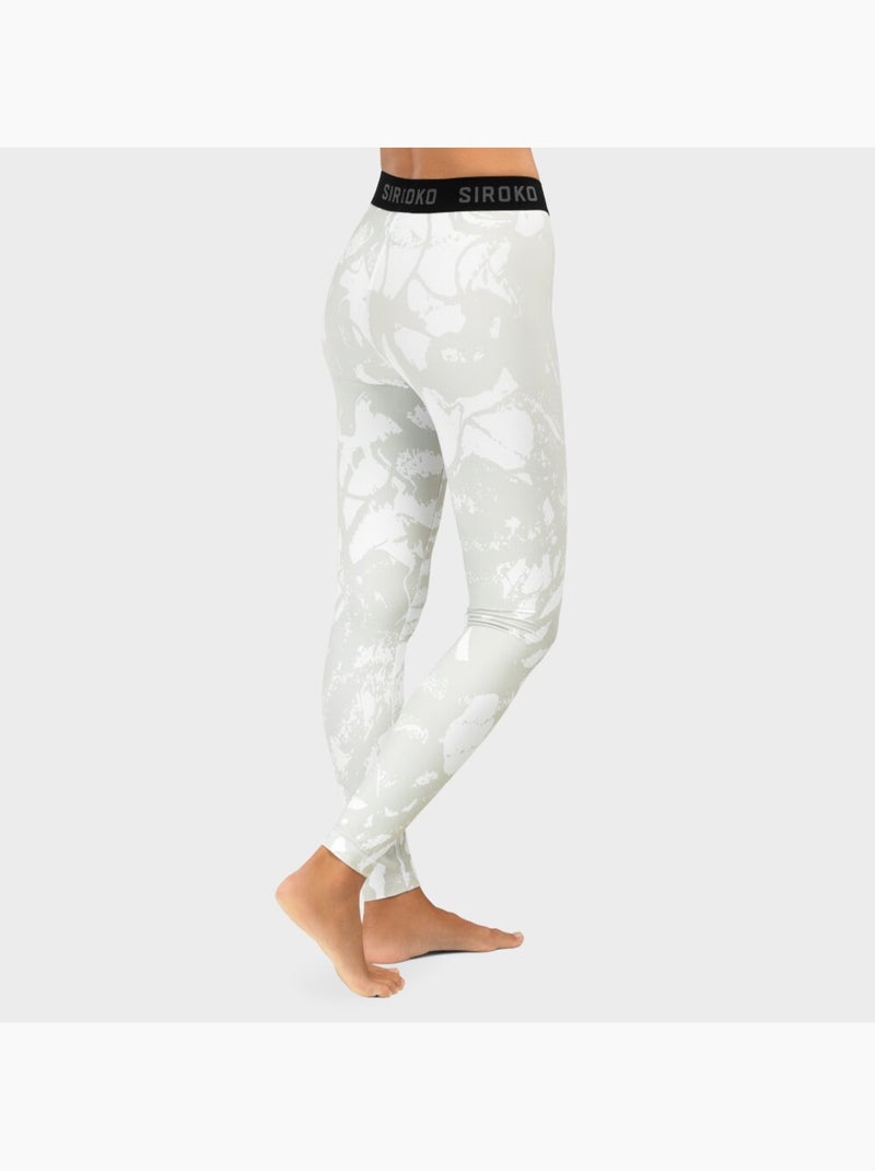 Pantalon sous-vêtement thermique femme sports d'hiver femme stellar Blanc - Kiabi