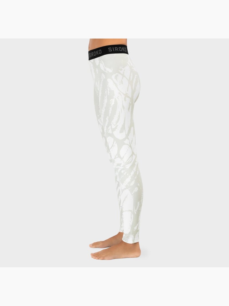 Pantalon sous-vêtement thermique femme sports d'hiver femme stellar Blanc - Kiabi