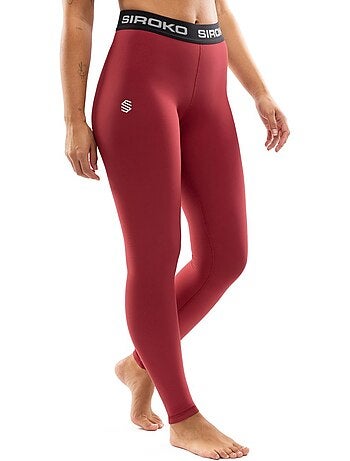 Pantalon sous-vêtement thermique femme sports d'hiver femme teine-w