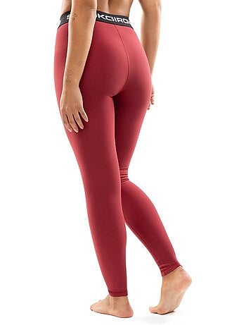 Pantalon sous-vêtement thermique femme sports d'hiver femme teine-w