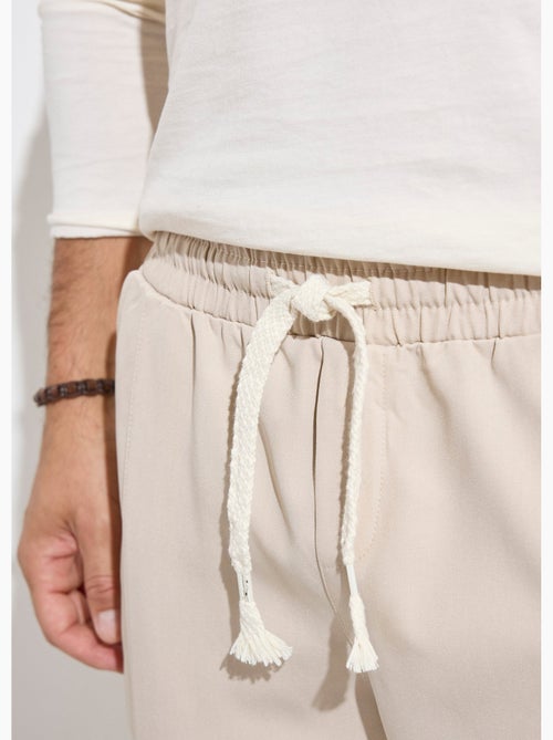 Pantalon sportswear en maille, élastiqué - AFIBEL - Kiabi